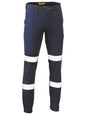 Bisley Taped Biomotion Stretch Cotton Drill Cargo Cuffed Pants