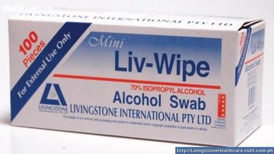 ALCOHOL WIPE MINI LIV box 100