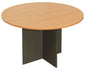 Rapid Worker Round Table Worker 900mm Dia. Round Table - BEECH/IRONSTONE