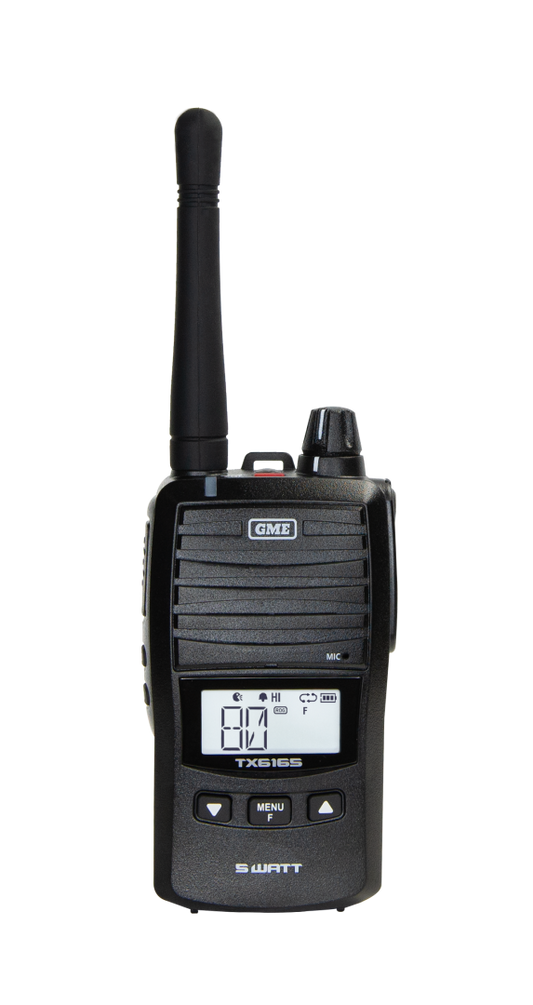 GME 5/1 Watt IP67 UHF CB Handheld Radio
