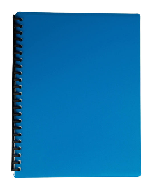 DISPLAY BOOK GNS A4 REFILLABLE BLUE 20P