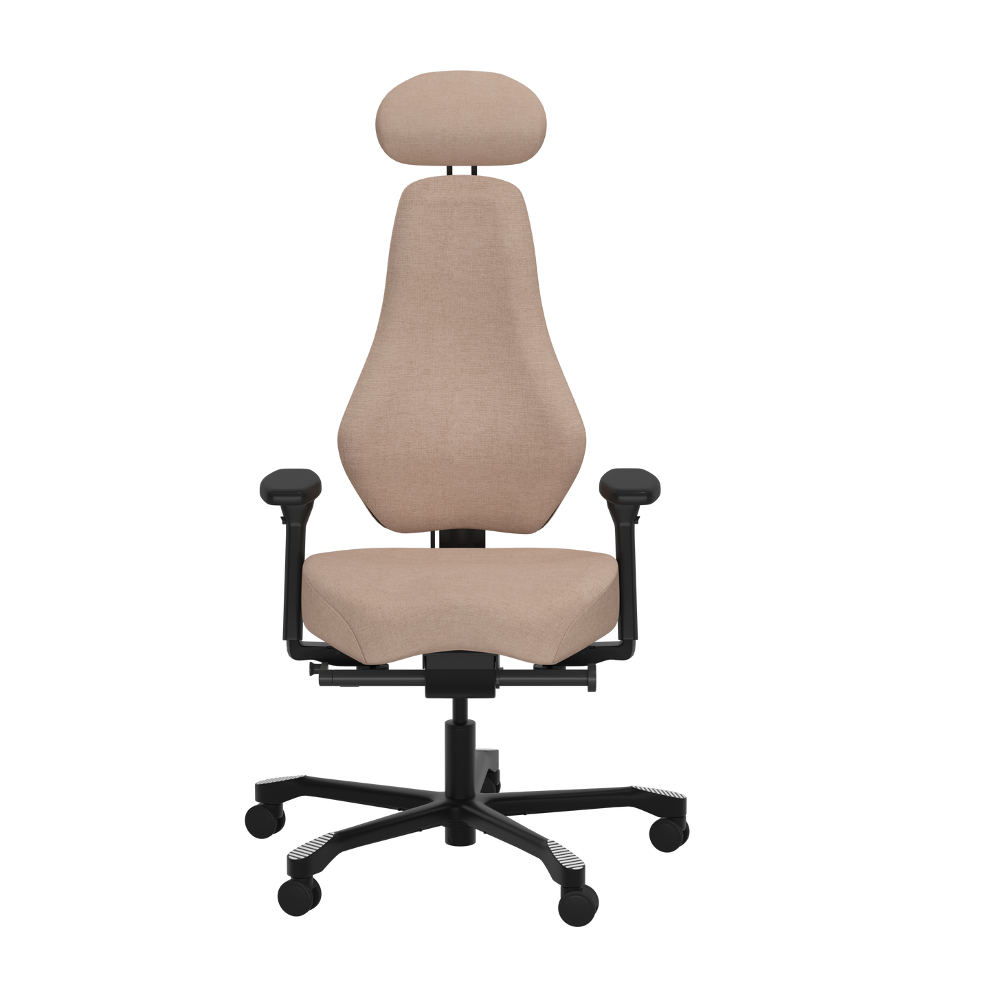 DAL VIETO-SPINE SYNCHRO WITH HEADREST NO ARMS in Mozart Latte
