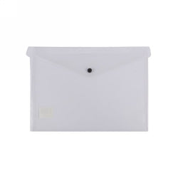 DOCUMENT FOLDER BANTEX A4 BUTTON CLEAR