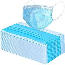 DISPOSABLE SURGICAL 3 PLY MASK BOX OF 50