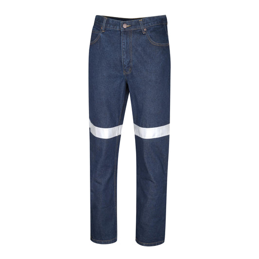 Regular Fit Denim Jeans with 3M Reflective Tape 89L