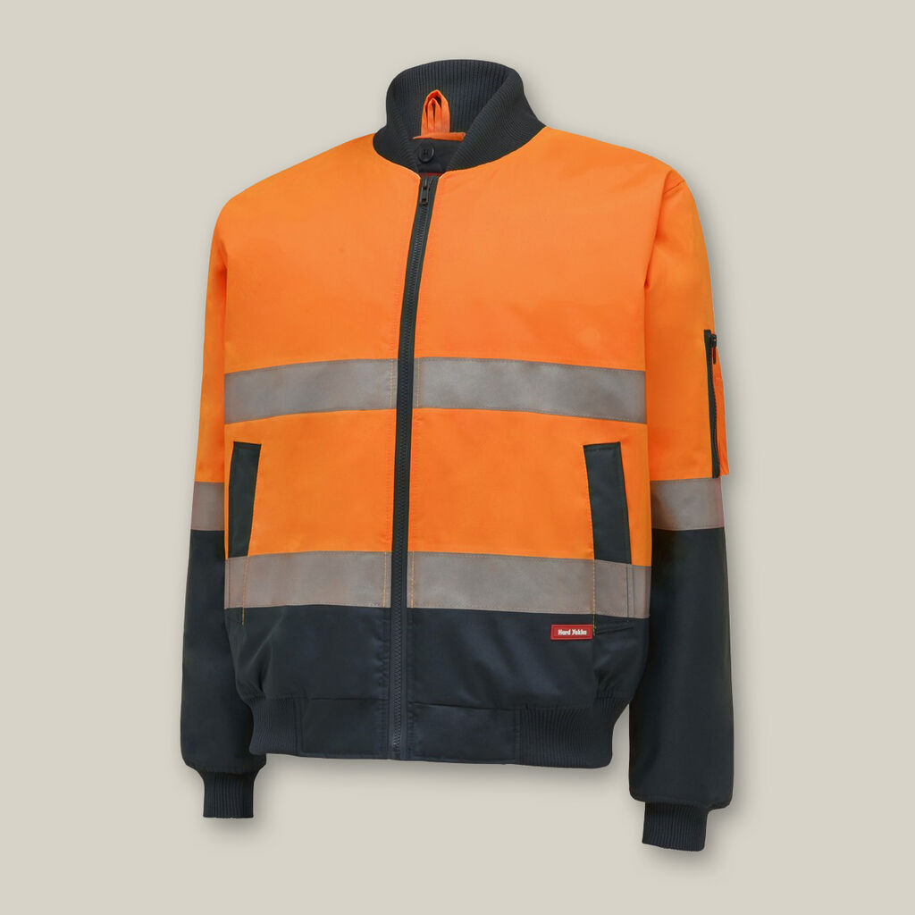 YAKKA Y06675 / 2 TONE BOMBER JACKET/ HOOP TAPE LARGE