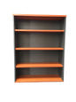 Rapid Worker Bookcase 1200mm H Bookcase - Cherry / Ironstone