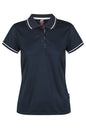 AUSSIE PACIFIC COTTESLOE LADY POLOS - 2319 NAVY WHITE SIZE 16