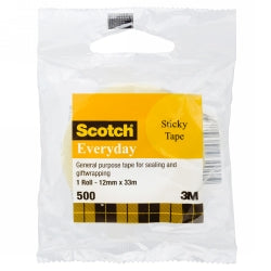 TAPE STICKY SCOTCH 502 12MMX33M
