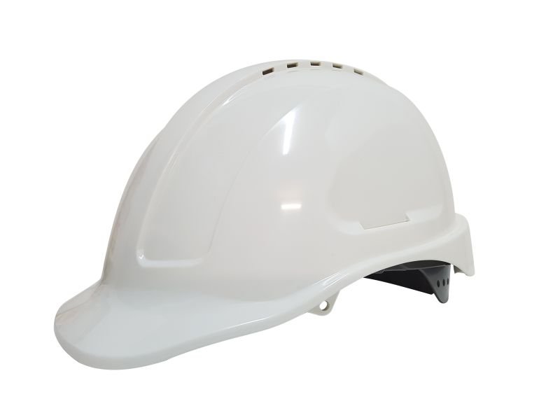 Maxisafe Vented Hard Hat - Sliplock Harness - White - Australian Made