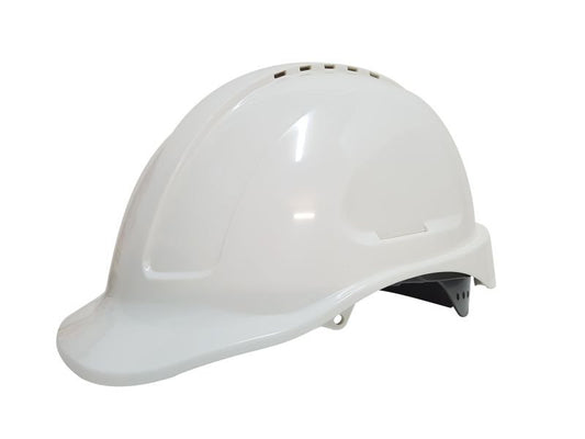 Maxisafe Vented Hard Hat - Sliplock Harness - White - Australian Made