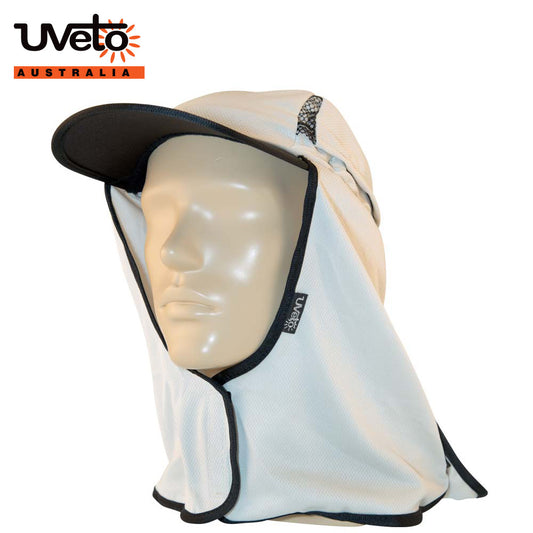 UVETO AUSTRALIA KALAHARI HAT Providing excellent protection from the sun, the Kalahari Hat features a additional neck and face coverage UPF 50+ BONE