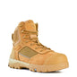Bata Avenger, metal free zip sided boot with carbon safety toecap  Wheat size 3