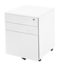 GO Mobile Pedestal 460W Metal Mobile Pedestal - White