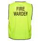PORTWEST -Fire Warden Hi-Vis Vest Class D Yellow - L