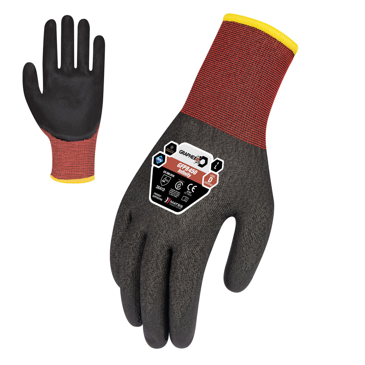 Graphex® Infinity Synthetic Glove Cut 5/Level D Glove Extra Large