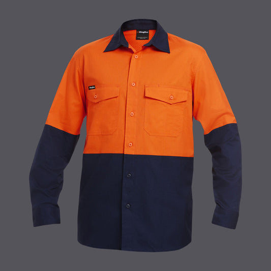 KingGee WORKCOOL 2 SPLICED SHIRT LONG SLEEVE O/N 2X SMALL