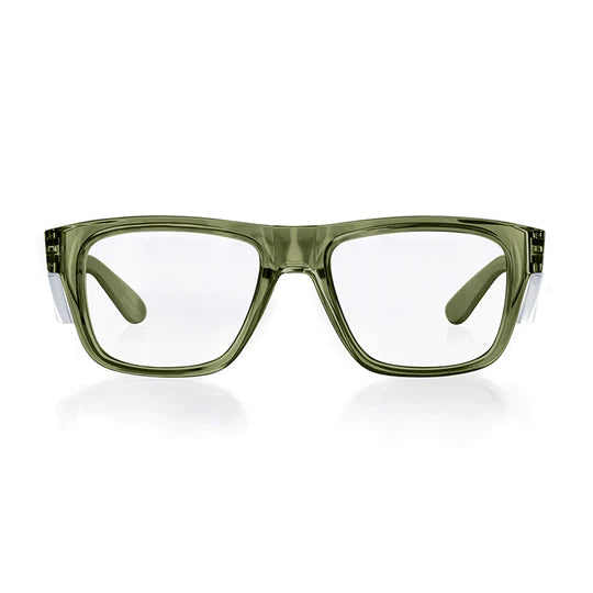 Safe Style Fusions Green Frame /Clear UV400