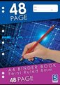 BINDER BOOK SOVEREIGN A4 8MM RULED 48PG
