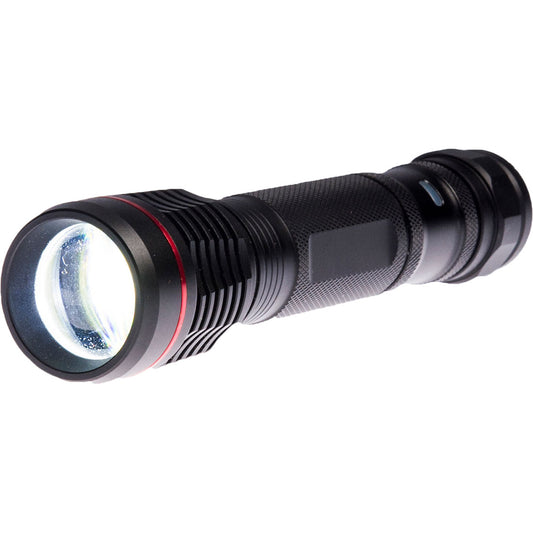PortWest 600 lumens USB Rechargeable Torch
Black
