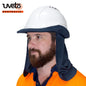UVETO AUSTRALIA HARD HAT FLAP NAVY