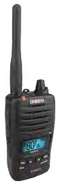 Uniden 5W HEAVY DUTY UHF HANDHELD WATERPROOF 17K+ Range, 24+ Hrs  Commercial Grade, Lithium-ion Battery Incl: Desktop Charge Cradle, Li-Ion Rechargeable Battery, AC Adaptor, Belt Clip, External Speaker Mic, Earphone Mic, Cig Lead Cable, Antenna