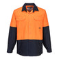 Hi-Vis Two Tone Lightweight Long Sleeve Shirt Portwest