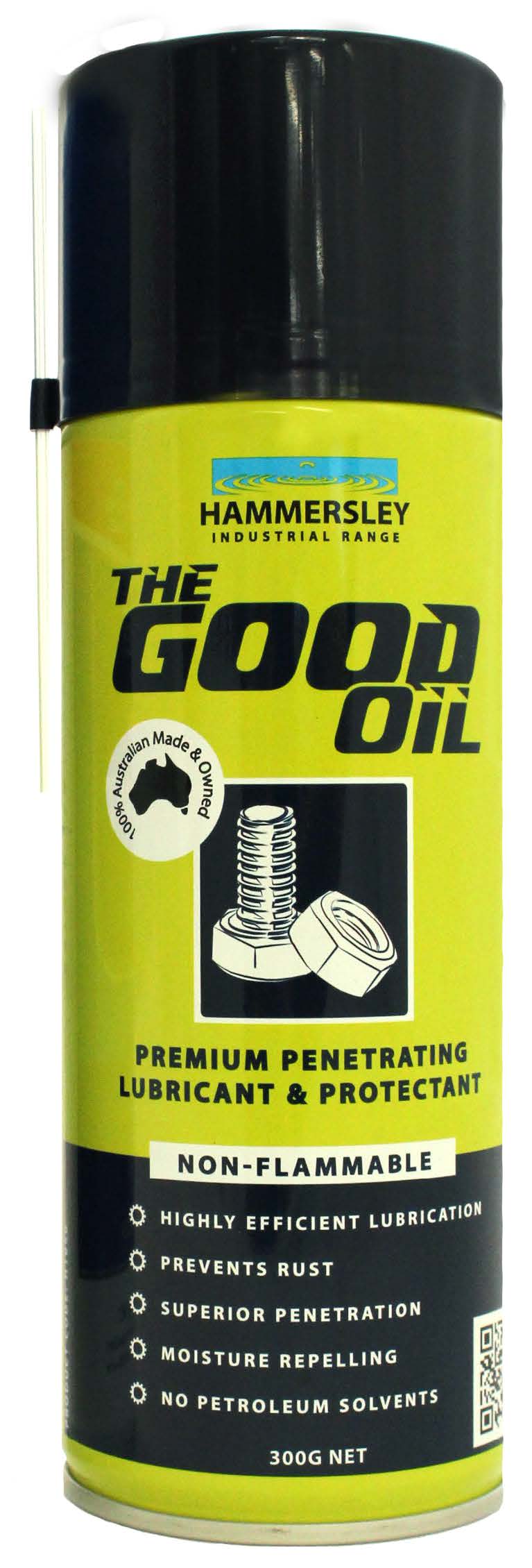 HAMMERSLEY The Good Oil 300g – AEROSOL Penetrant/Lubricant