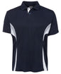 JB'S PODIUM COOL POLO NAVY/WHITE/GREY 4XL
