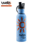 STAINLESS STEEL DRINK BOTTLE BLUE 750ML