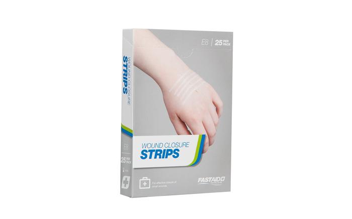 FASTAID Wound Closure Strips, 3 x 75mm, 25pk