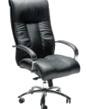 BIG BOY EXECUTIVE CHAIR Full-sized chairs for the heavy hitters. Sink into the puckered real leather upholstery BLACK
