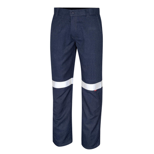 BOOL Regular Weight PPE2 FR Trousers With Loxy Reflective Tape Navy Size 77R