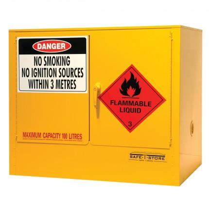 CLASS 3 FLAMMABLE LIQUIDS STORAGE CABINET 100L