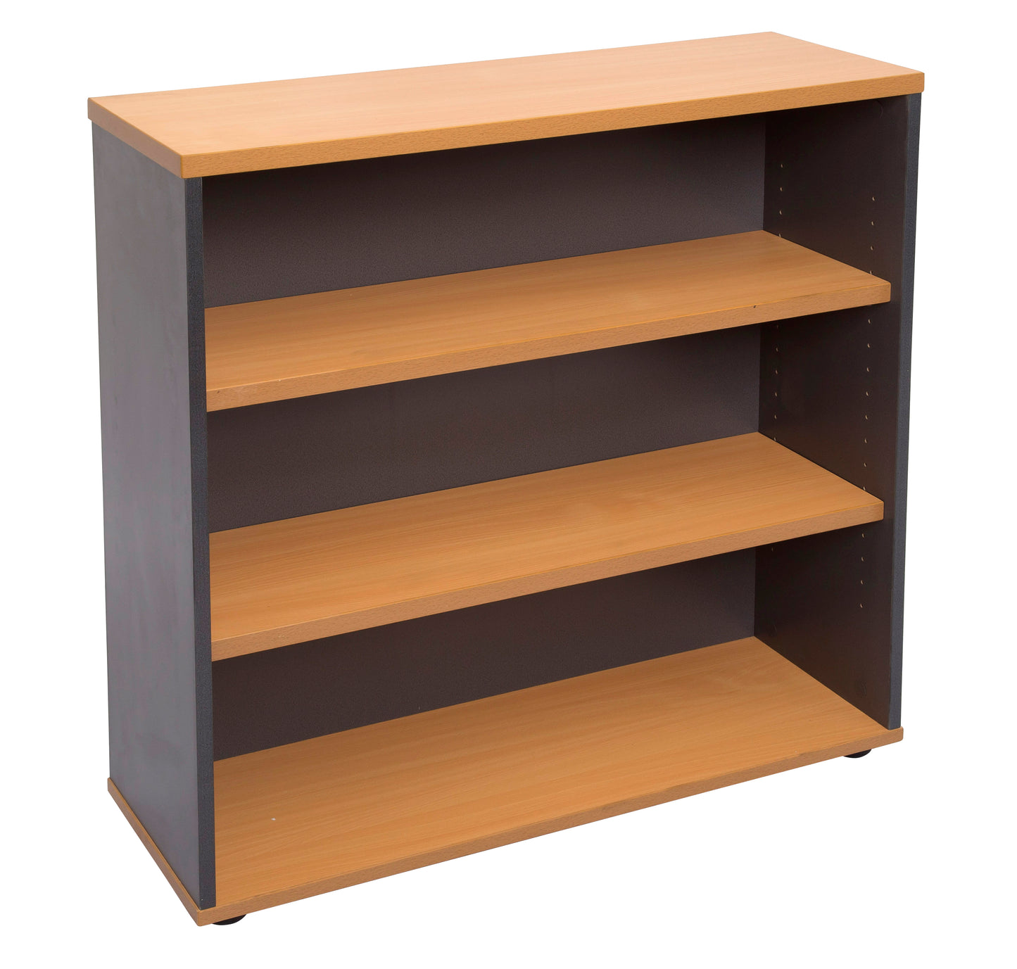 Rapid Worker Bookcase 900mm H Bookcase - Beech / Ironstone