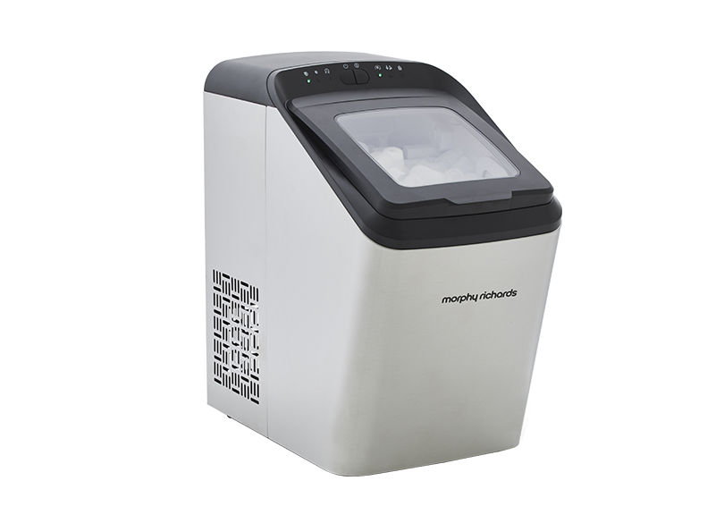 15kg Stainless Steel Ice Maker- 2.8L water tank capacity- 15kg of bullet ice in 24 hours- 145W power