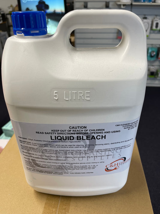 BLEACH 5 LITRE BOTTLE