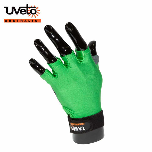 SUN SAFE GLOVES GREEN M
