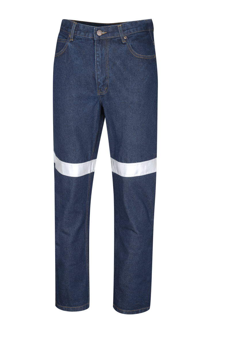 Regular Fit Denim Jeans with 3M Reflective Tape