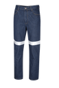 Regular Fit Denim Jeans with 3M Reflective Tape