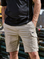 Bisley Stretch Cotton Drill Cargo Short Stone, 82R
