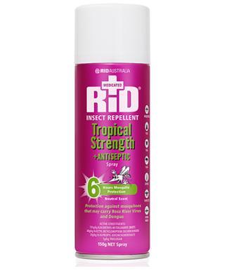 RID TROPICAL INSECT REPELLENT AERO SPRAY 150GM TIN