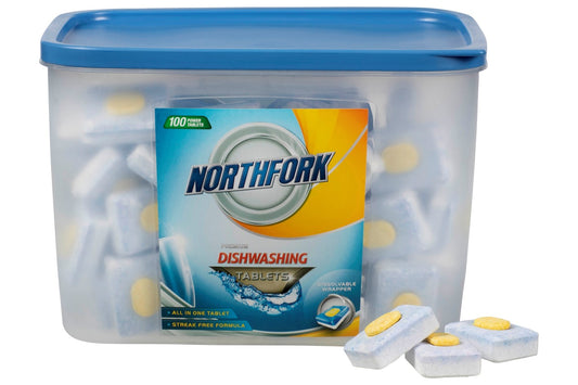 NORTHFORK DISHWASHING TABLETS ALL IN ONE TUB 100
