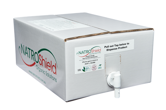 Natroshield Disinfectant 15L Bulk Starter Pack (BONUS 4x 750ml Trigger Sprays!)