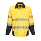 PORTWEST PW3 Day Night Shirt Yellow/Navy MEDIUM