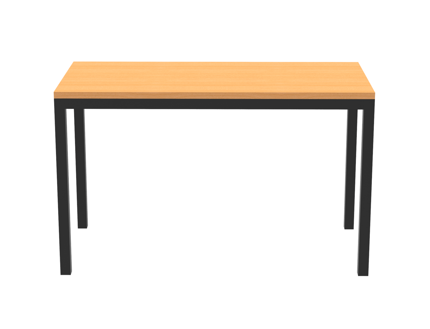 Steel Frame Table 1200 x 600 Steel Frame Table - Beech