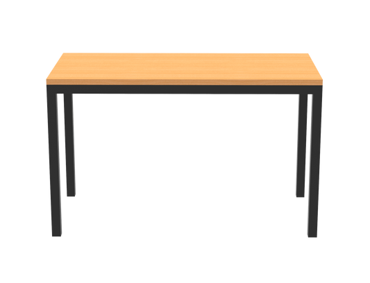 Steel Frame Table 1200 x 600 Steel Frame Table - Beech