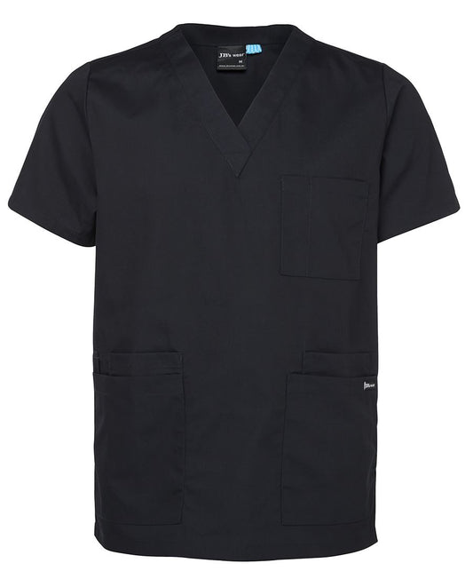 JB's Unisex Scrub Top HOSPITAL ESSENTIAL BLACK SIZE XL