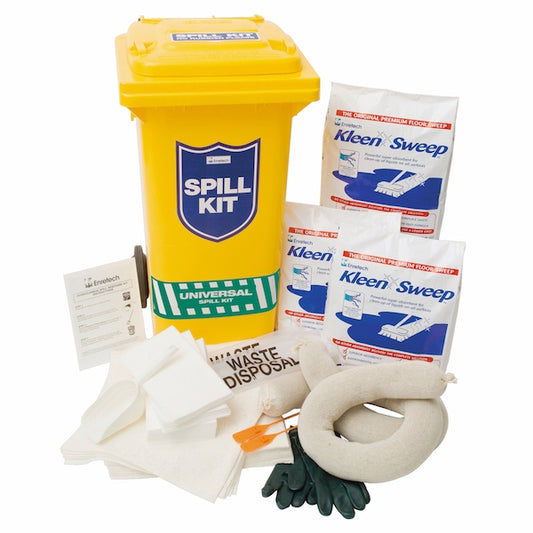Enretech Universal Spill Kit (240L bin)