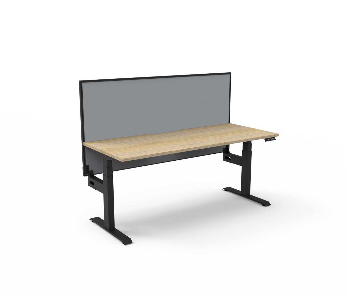 Boost+  Workstation with Screen and Cable Tray Boost Plus 1500W Single-Screen & CT- OB